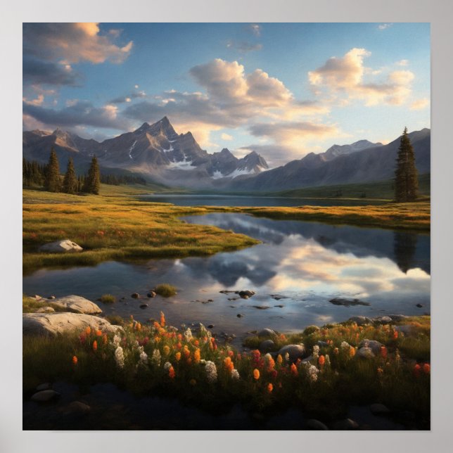 Póster Naturaleza impresionante (Frente)