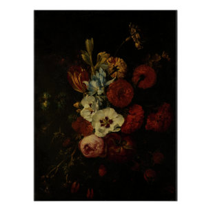 Póster Naturaleza muerta con flores