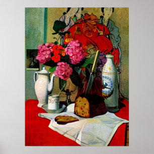 Póster Naturaleza muerta en la pintura china,
