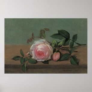 Póster Naturaleza muerta Flores en una cornisa de Otto Ot