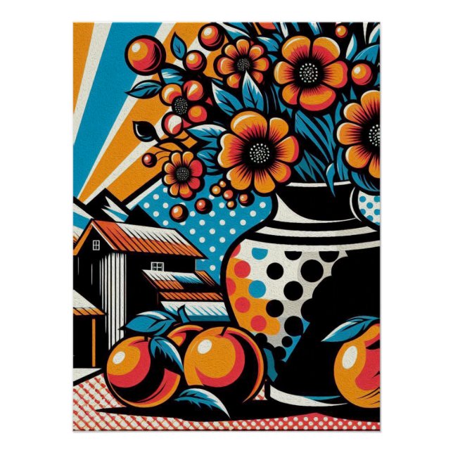 Póster Naturaleza muerta rural (Anverso)
