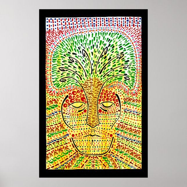 Póster Naturaleza pensando (Frente)