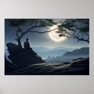 Póster Naturaleza tranquila y meditativa