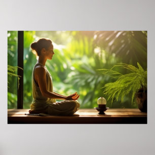 Póster Naturaleza tranquila y meditativa