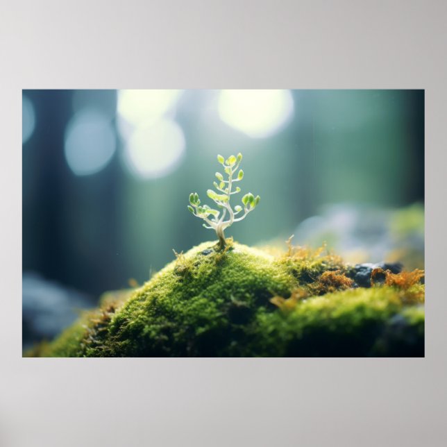 Póster Naturaleza vegetal Serene Tranquilo (Frente)