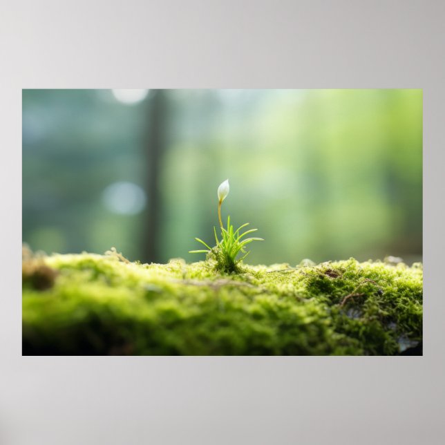 Póster Naturaleza vegetal Serene Tranquilo (Frente)