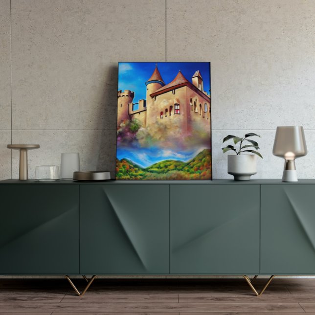 Póster Nature and Castle Painting Poster  (Subido por el creador)