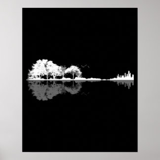 Póster Nature Guitar
