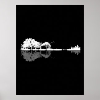 Póster Nature Guitar