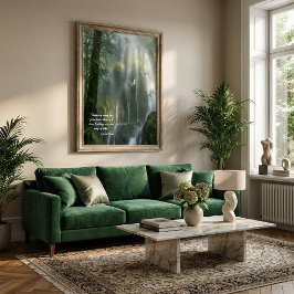 Póster Nature inspirational quote John Muir