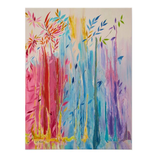 Póster Natureza em Fluxo (Anverso)