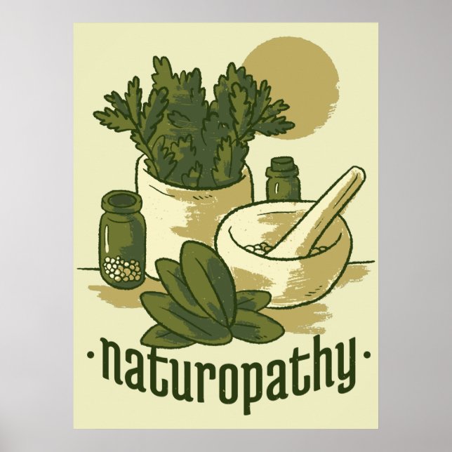 Póster Naturopathy Lifestyle Poster (Frente)