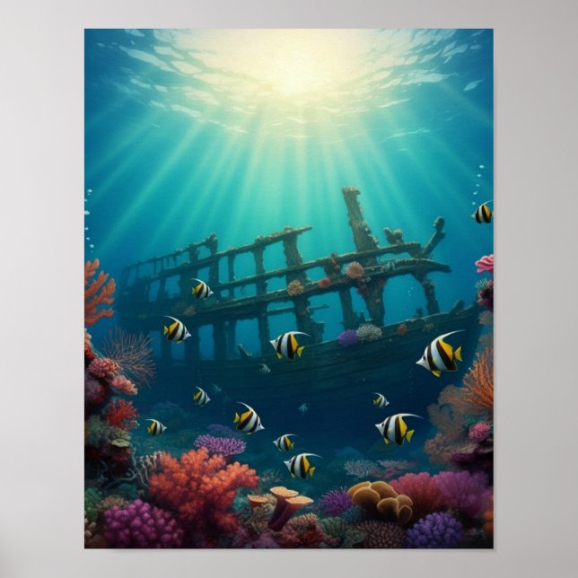 Póster Naufragio y rayos de sol (Frente)