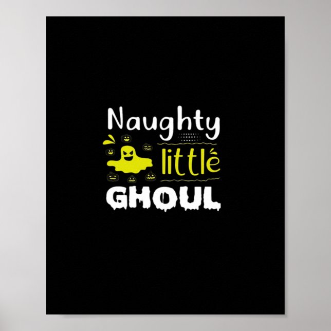 Póster Naughty Little Ghoul (Frente)