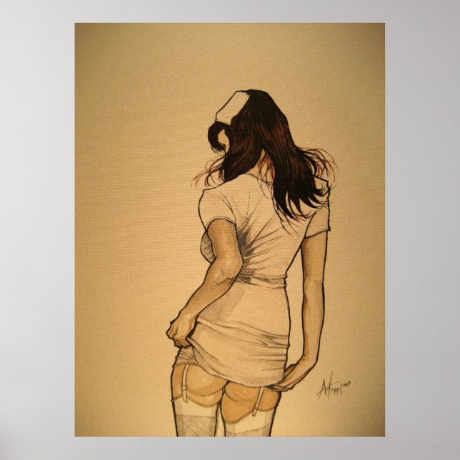 Póster Naughty Nurse (Frente)