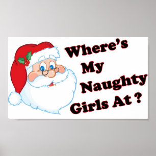 Póster Naughty Santa Full