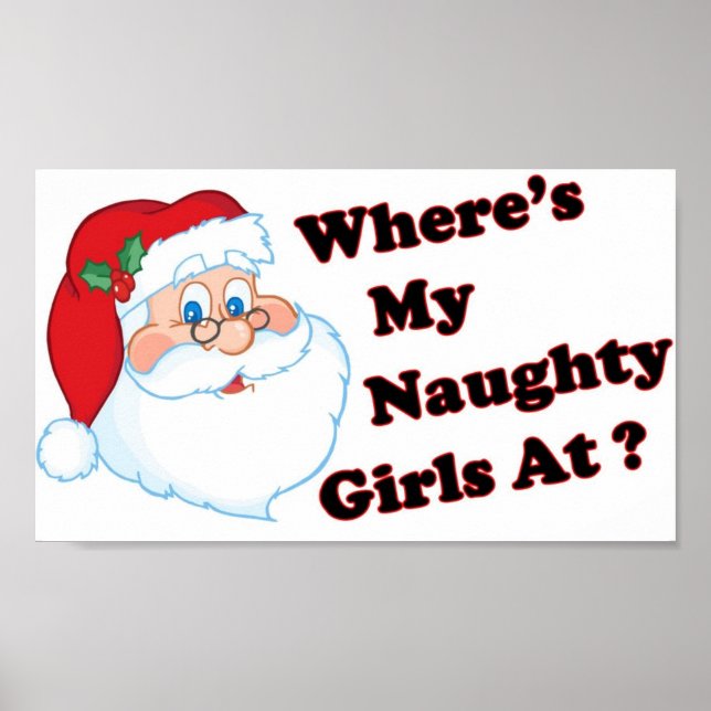 Póster Naughty Santa Full (Frente)