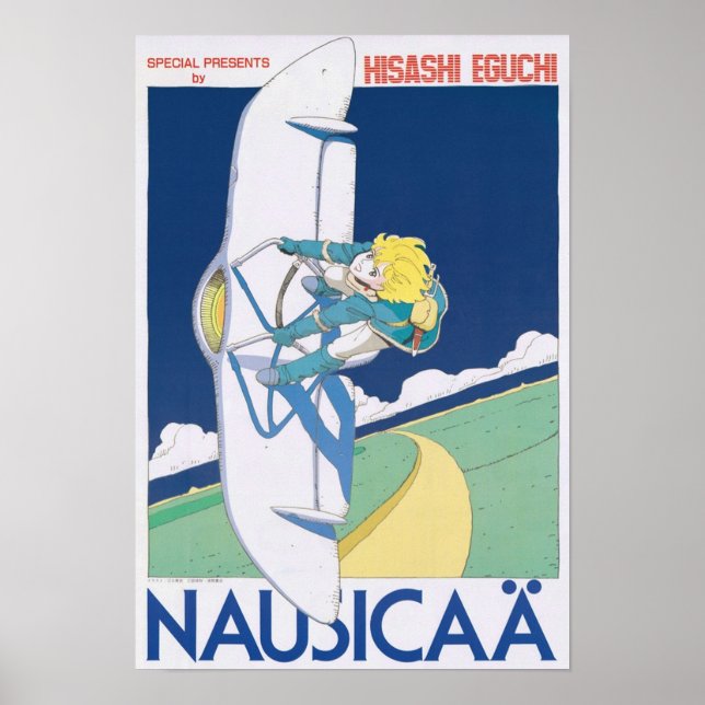 Póster Nausicaa Glider (Frente)