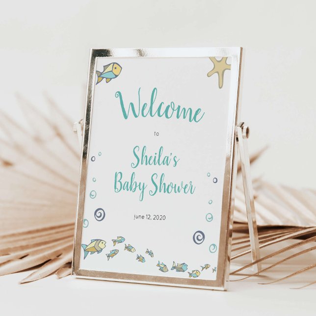 Póster Nautical Under Sea Bienvenidos A Baby Shower (Subido por el creador)