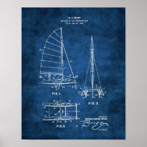 Nautical Wall Decour Nursery Sailboat Blueprint #6