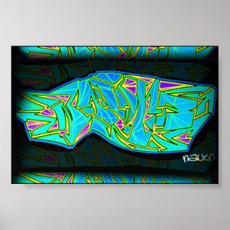 Póster Nauto Graffiti