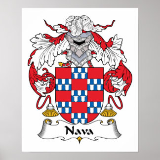 Póster Nava Family Crest