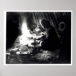 Póster Navaho silversmith, c.1915