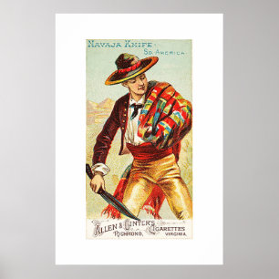 Póster Navaja Knife, from the Arms of All Nations series