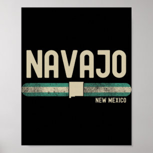 Póster Navajo Nm Nuevo México Viajes &amp; Estilo 80 