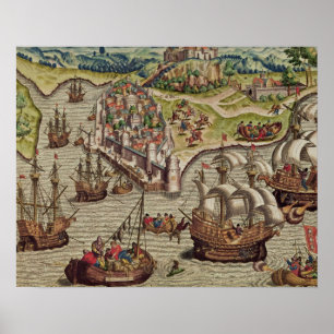 Póster Naval Combat