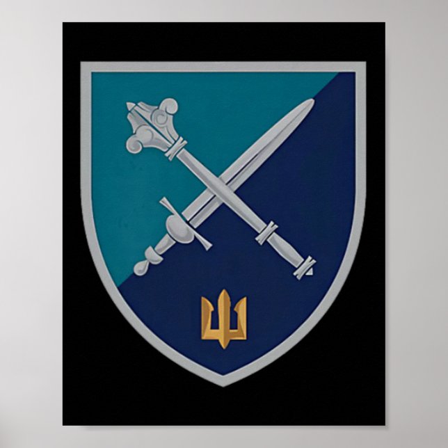 Póster Naval Infantry Corps Command (ukraine) V2 Ukrainia (Frente)