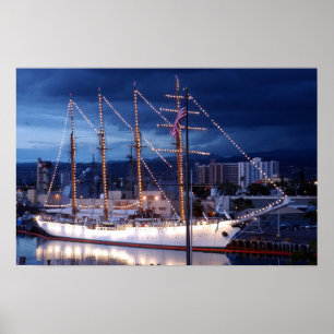 Póster Nave alta Esmeralda