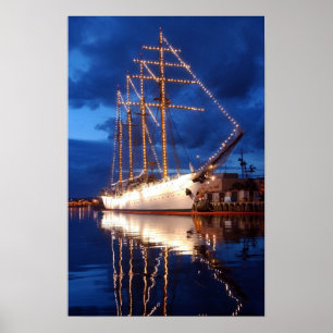 Póster Nave alta Esmeralda