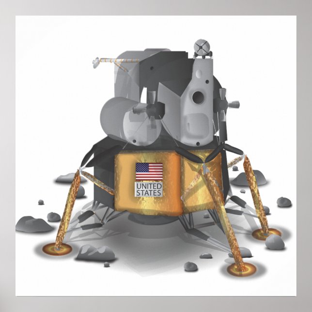 Póster Nave de aterrizaje (Frente)