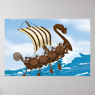 Póster Nave de Viking