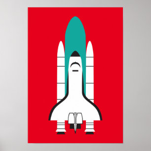 Póster nave espacial