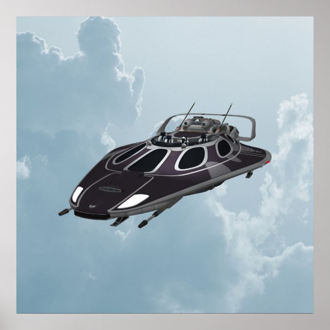 Póster Nave espacial (Frente)