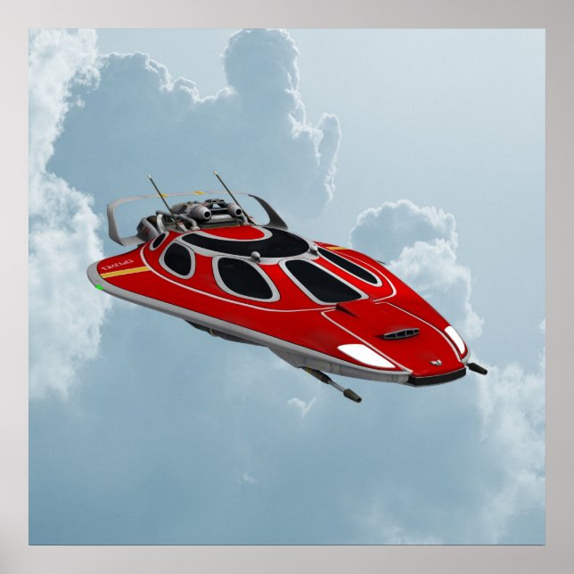 Póster Nave espacial (Frente)