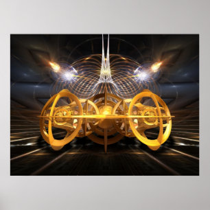 Póster nave espacial