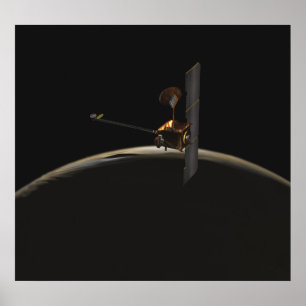 Póster Nave espacial de la odisea de Marte sobre salida