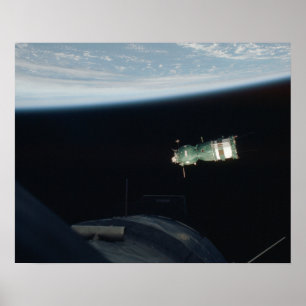 Póster Nave espacial de Soyuz (proyecto de la prueba de