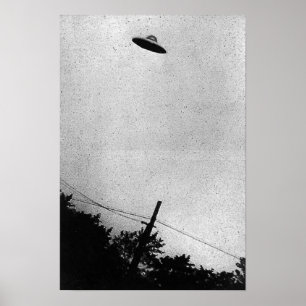 Póster Nave espacial extraterrestre alienígena UFO Top Se