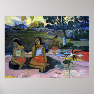 Póster Nave Nave Moe por Eugène Henri Paul Gauguin