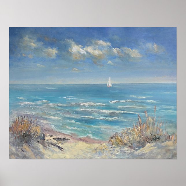 Póster Navega 14.14" x 18" (Frente)