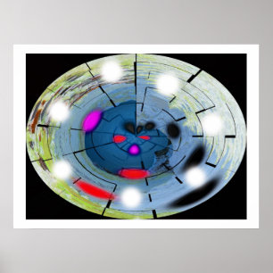 Póster Navegación Alien