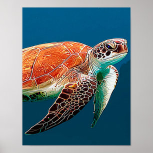 PÓSTER NAVEGACIÓN DE LA TORTUGA MARRÓN