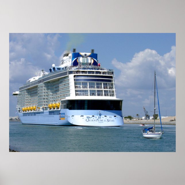 Póster Navegación en crucero por el este de la navegación (Frente)