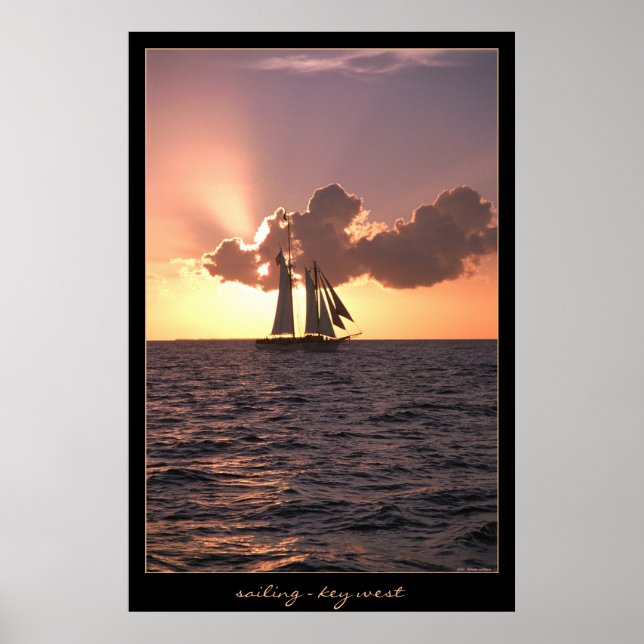 Póster Navegación - Key West (Frente)