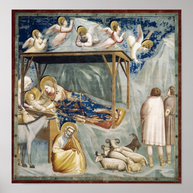 Póster Navegación (nacimiento de Jesucristo) (por Giotto) (Frente)