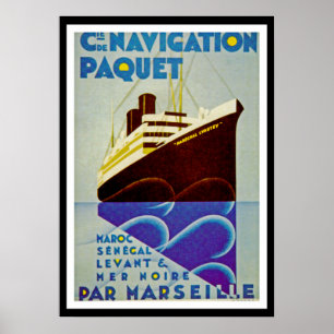 Póster Navegación Paquet